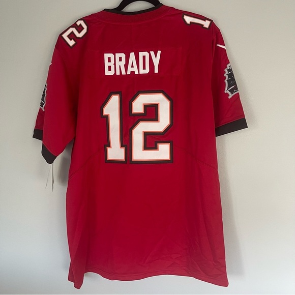 NWT NFL Apparel Tom Brady #12 Tampa Bay Buccaneers Men's Jersey Shirt Large Nike - Picture 9 of 10